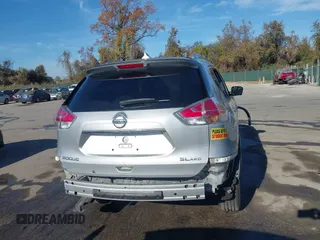 2016 Nissan Rogue SV with VIN KNMAT2MV6GP733975, listed as a IAAI auction lot 40775934 with 68,718 mi miles and . Bid and sale history available at DreamBid. Image 17.