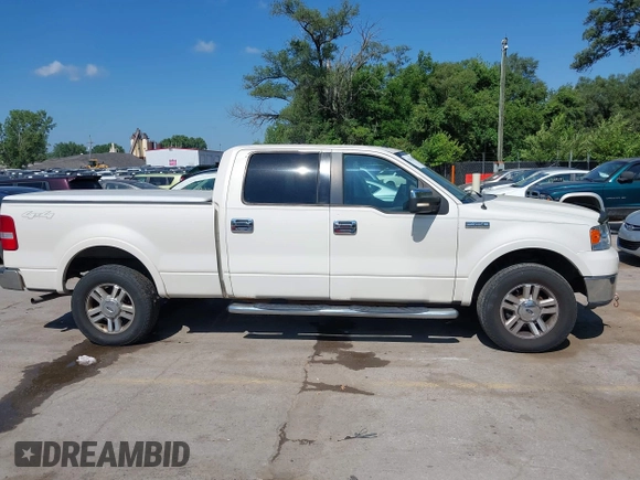 2007 Ford F-150 XLT with VIN 1FTPW14V87FA36941, listed as a IAAI auction lot 42612623 with 261,174 mi miles and . Bid and sale history available at DreamBid. Image 13.