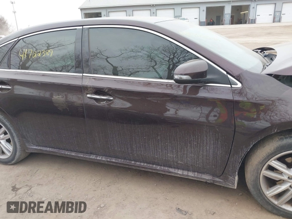 2013 Toyota Avalon XLE with VIN 4T1BK1EB2DU076865, listed as a IAAI auction lot 41722389 with 183,617 mi miles and . Bid and sale history available at DreamBid. Image 14.