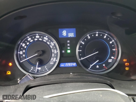 2011 Lexus IS 350 with VIN JTHBE5C22B5025247, listed as a Copart auction lot 43453355 with 228,348 mi miles and Salvage Title. Bid and sale history available at carsss.com. Image 9.