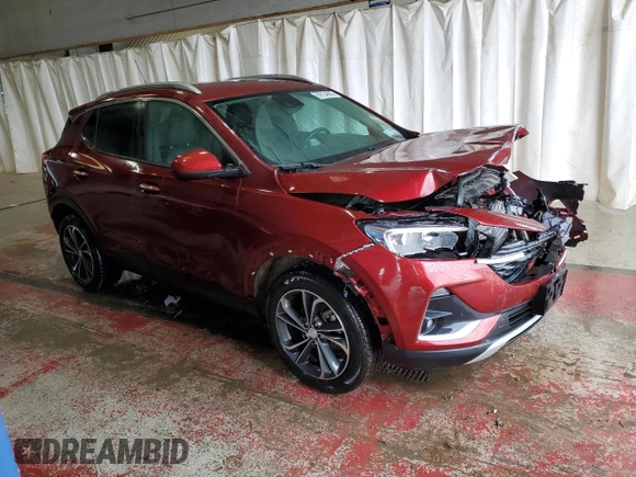 2023 Buick Encore GX Select with VIN KL4MMDS27PB101623, listed as a Copart auction lot 59734405 with 68,811 mi miles and Salvage title. Bid and sale history available at DreamBid. Image 4.