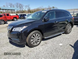 2014 Acura MDX Tech Pkg with VIN 5FRYD4H40EB013800, listed as a Copart auction lot 49662435 with 96,820 mi miles and Salvage Title. Bid and sale history available at carsss.com. Image 1.