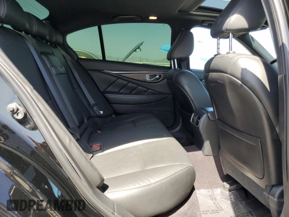 2021 Infiniti Q50 Signature Edition with VIN JN1EV7CP7MM700303, listed as a Copart auction lot 58534285 with 44,081 mi miles and Salvage title. Bid and sale history available at DreamBid. Image 10.