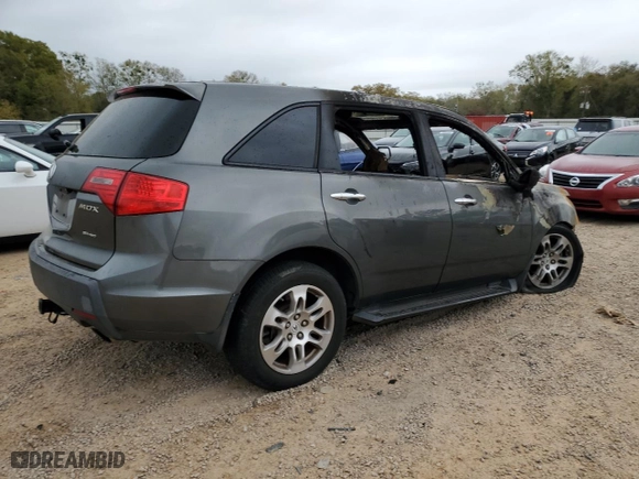 2007 Acura MDX with VIN 2HNYD28297H504880, listed as a Copart auction lot 50326055 with 0 mi miles and Non Repairable. Bid and sale history available at carsss.com. Image 3.