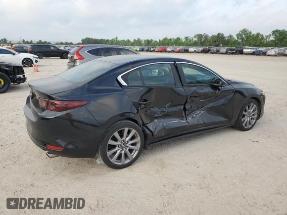 2021 Mazda 3 Select with VIN 3MZBPABL6MM253616, listed as a Copart auction lot 53560275 with 49,210 mi miles and Salvage Title. Bid and sale history available at DreamBid. Image 3.