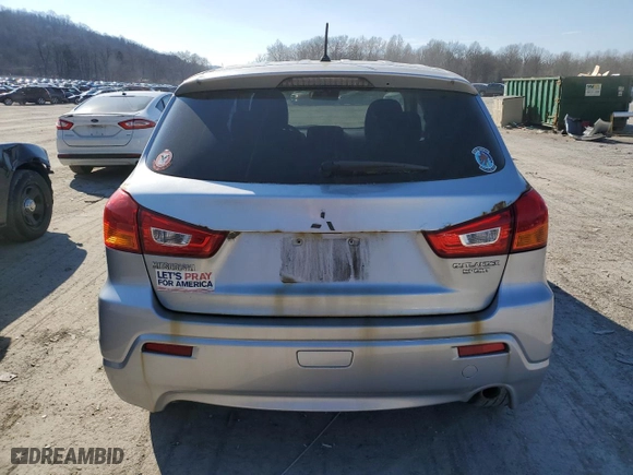 2011 Mitsubishi Outlander Sport SE with VIN JA4AR4AU5BZ000314, listed as a Copart auction lot 47484495 with 186,673 mi miles and Clean Title. Bid and sale history available at carsss.com. Image 6.