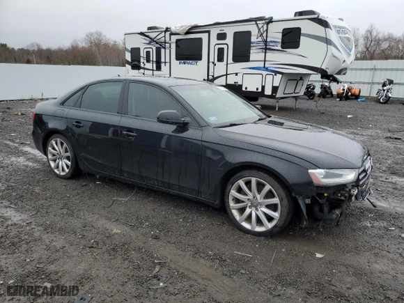 2013 Audi A4 Premium Plus with VIN WAUEFAFLXDN019821, listed as a Copart auction lot 51570375 with 131,669 mi miles and Clean Title. Bid and sale history available at carsss.com. Image 4.