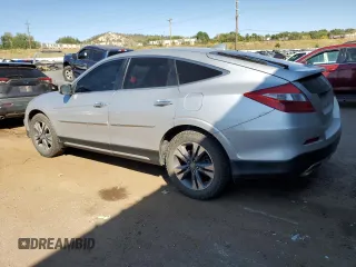 2013 Honda Crosstour EX-L with VIN 5J6TF2H53DL001021, listed as a Copart auction lot 74264874 with 161,546 mi miles and Salvage Title. Bid and sale history available at carsss.com. Image 2.