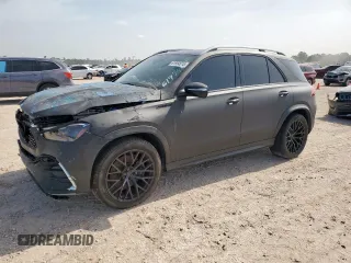 2024 Mercedes-Benz GLE 450 with VIN 4JGFB5KB8RB122828, listed as a Copart auction lot 61954615 with 9,329 mi miles and Salvage title. Bid and sale history available at DreamBid. Image 1.