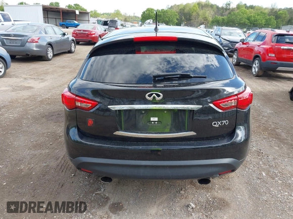 2017 Infiniti QX70 with VIN JN8CS1MW4HM414936, listed as a IAAI auction lot 42035425 with 127,220 mi miles and . Bid and sale history available at DreamBid. Image 16.