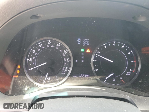 2014 Lexus IS 250 C with VIN JTHFF2C25E2530315, listed as a Copart auction lot 52079275 with 122,386 mi miles and Salvage title. Bid and sale history available at DreamBid. Image 9.