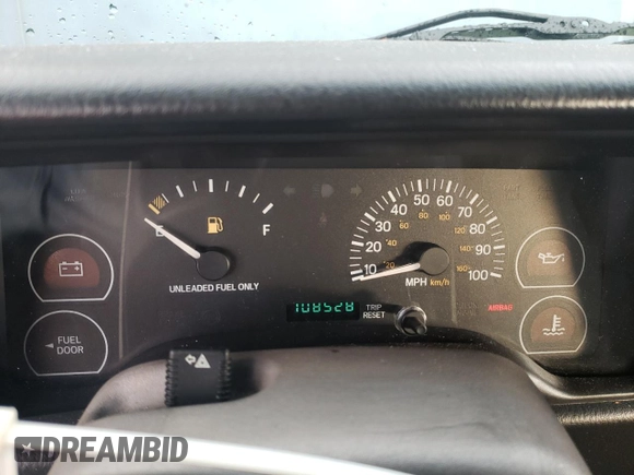 1997 Jeep Cherokee SE with VIN 1J4FJ28SXVL501521, listed as a Copart auction lot 81350654 with 108,528 mi miles and Salvage Title. Bid and sale history available at carsss.com. Image 9.