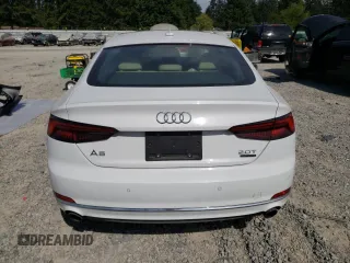 2018 Audi A5 Sportback Premium Plus with VIN WAUBNCF53JA049877, listed as a Copart auction lot 55331623 with 108,381 mi miles. Bid and sale history available at carsss.com. Image 6.