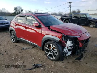 2022 Hyundai Kona Limited with VIN KM8K5CA34NU910962, listed as a Copart auction lot 40102183 with 9,438 mi miles. Bid and sale history available at carsss.com. Image 4.