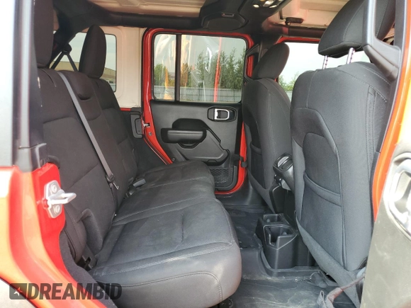 2022 Jeep Wrangler Unlimited Willys with VIN 1C4HJXDN7NW217581, listed as a Copart auction lot 64223115 with 51,132 mi miles and Clean title. Bid and sale history available at DreamBid. Image 11.
