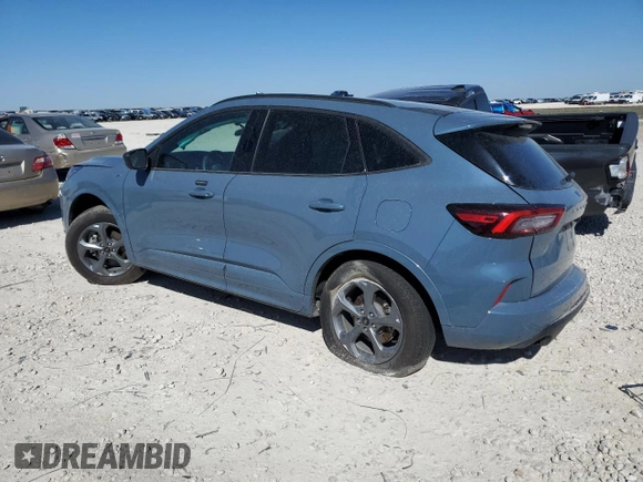2024 Ford Escape ST-Line with VIN 1FMCU0MN9RUA67124, listed as a Copart auction lot 48119045 with 21,509 mi miles and Salvage Title. Bid and sale history available at DreamBid. Image 2.
