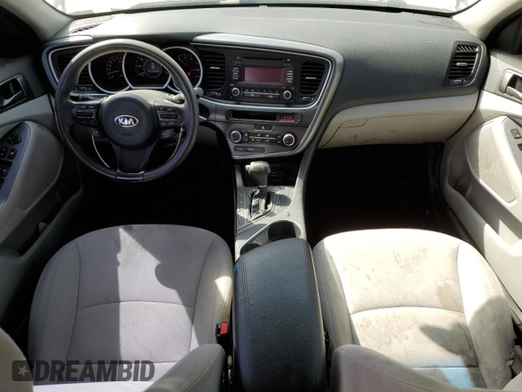 2015 Kia Optima LX with VIN KNAGM4A72F5653315, listed as a Copart auction lot 49783645 with 128,285 mi miles and Clean Title. Bid and sale history available at carsss.com. Image 8.