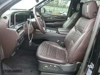 2023 Cadillac Escalade Sport Platinum with VIN 1GYS4GKT7PR109147, listed as a Copart auction lot 79121774 with 41,592 mi miles and Salvage Title. Bid and sale history available at carsss.com. Image 7.
