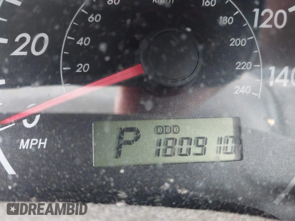 2009 Toyota Corolla with VIN 1NXBU40E99Z082845, listed as a IAAI auction lot 42046564 with 180,910 mi miles. Bid and sale history available at carsss.com. Image 7.