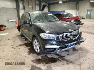 2020 BMW X3 xDrive30i with VIN 5UXTY5C06LLE57981, listed as a Copart auction lot 52545775 with Not Provided miles and Salvage Title. Bid and sale history available at DreamBid. Image 15.