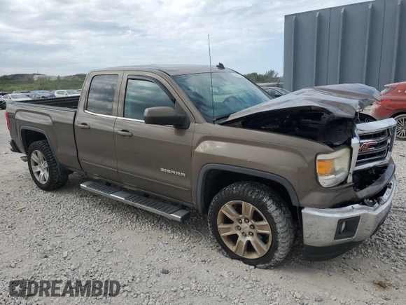 2014 GMC Sierra 1500 SLE z VIN 1GTR1UEC5EZ218808, wystawiony jako Copart lot #45159515 z przebiegiem 115 002 mil mil oraz Szkoda całkowita • Salvage title. Historia ofert i sprzedaży dostępna na DreamBid. Obrazek 4.