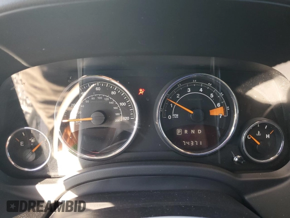 2015 Jeep Compass Latitude with VIN 1C4NJDEBXFD151871, listed as a Copart auction lot 44504465 with 74,371 mi miles and Salvage Title. Bid and sale history available at carsss.com. Image 9.