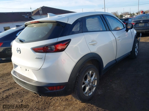 2020 Mazda CX-3 Sport with VIN JM1DKFB79L1473323, listed as a IAAI auction lot 41768913 with 48,644 mi miles. Bid and sale history available at carsss.com. Image 4.