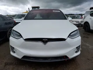 2016 Tesla Model X 70D with VIN 5YJXCAE28GF017100, listed as a Copart auction lot 50081235 with 126,962 mi miles and Salvage Title. Bid and sale history available at DreamBid. Image 5.