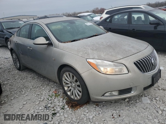 2011 Buick Regal CXL Turbo TO1 with VIN W04GV5EV6B1111998, listed as a Copart auction lot 82573454 with 172,952 mi miles and Clean Title. Bid and sale history available at carsss.com. Image 4.