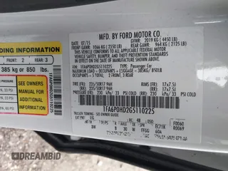 2016 Ford Fusion SE with VIN 1FA6P0HD2G5110225, listed as a IAAI auction lot 42011725 with 133,652 mi miles. Bid and sale history available at carsss.com. Image 9.