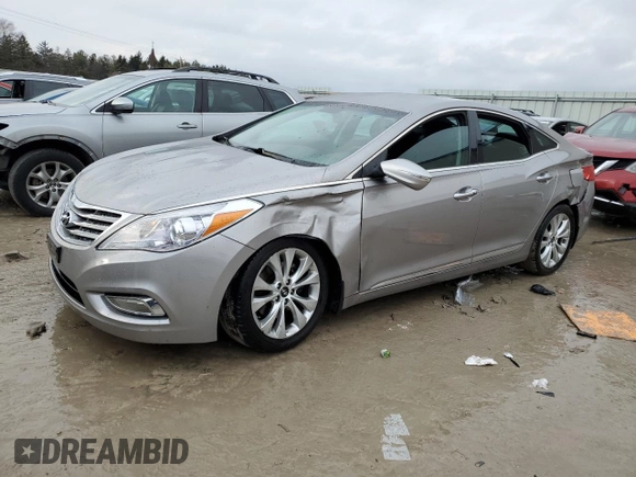 2013 Hyundai Azera with VIN KMHFG4JG6DA222207, listed as a Copart auction lot 46831495 with 68,234 mi miles and Salvage Title. Bid and sale history available at DreamBid. Image 1.