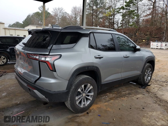 2025 Chevrolet Equinox FWD LT with VIN 3GNAXHEG9SL151131, listed as a Copart auction lot 44346905 with 5,720 mi miles and Clean Title. Bid and sale history available at DreamBid. Image 3.