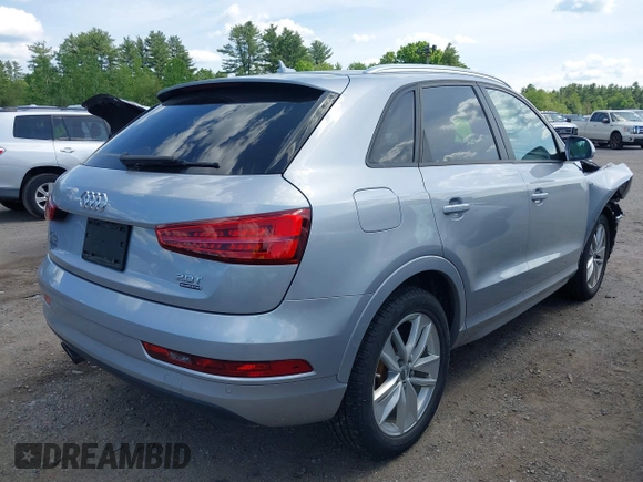 2018 Audi Q3 Premium with VIN WA1ECCFS0JR022112, listed as a IAAI auction lot 42356014 with 56,671 mi miles and . Bid and sale history available at DreamBid. Image 4.