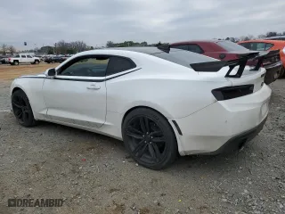 2016 Chevrolet Camaro 2LT with VIN 1G1FD1RSXG0129424, listed as a Copart auction lot 86807184 with 108,442 mi miles and Salvage Title. Bid and sale history available at carsss.com. Image 2.