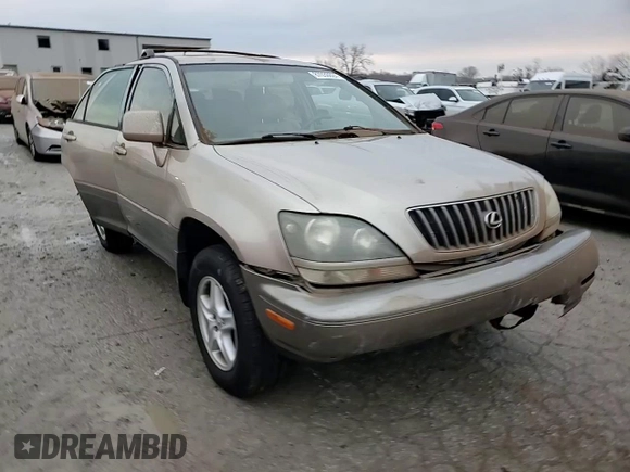 1999 Lexus RX 300 Luxury SUV with VIN JT6HF10U3X0054517, listed as a Copart auction lot 87036024 with 0 mi miles and Salvage Title. Bid and sale history available at carsss.com. Image 11.