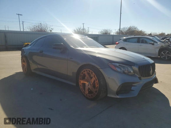 2019 Mercedes-Benz E-Class AMG E 53 with VIN WDD1J6BB2KF088591, listed as a Copart auction lot 83998664 with 0 mi miles and Salvage Title. Bid and sale history available at carsss.com. Image 4.