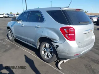 2017 Chevrolet Equinox LS with VIN 2GNALBEK1H1508339, listed as a IAAI auction lot 41965032 with 119,689 mi miles and . Bid and sale history available at DreamBid. Image 3.