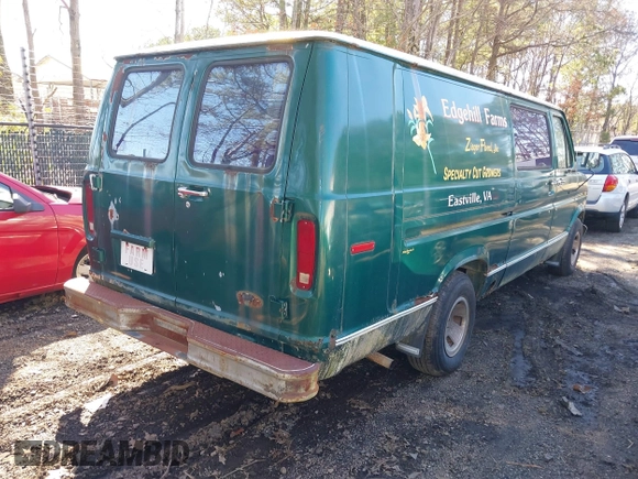 1990 Ford Econoline Cargo with VIN 1FTES14YXLHA99552, listed as a IAAI auction lot 41820558 with 178,000 mi miles and . Bid and sale history available at DreamBid. Image 4.