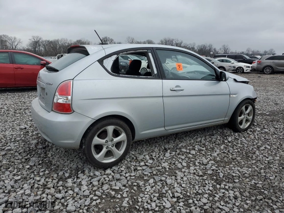 2010 Hyundai Accent SE with VIN KMHCN3AC8AU171545, listed as a Copart auction lot 44580695 with 171,549 mi miles and Non Repairable. Bid and sale history available at carsss.com. Image 3.