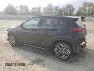 2023 Hyundai Kona N Line with VIN KM8K33A3XPU031197, listed as a Copart auction lot 72999344 with 20,664 mi miles and Salvage Title. Bid and sale history available at carsss.com. Image 2.
