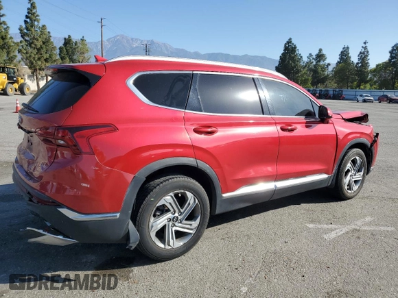 2021 Hyundai Santa Fe SEL z VIN 5NMS24AJ8MH332761, wystawiony jako Copart lot #56950795 z przebiegiem 68 391 mil mil oraz Szkoda całkowita • Salvage title. Historia ofert i sprzedaży dostępna na DreamBid. Obrazek 3.