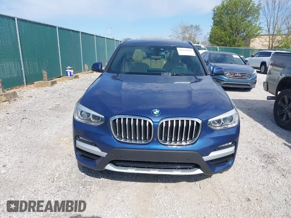 2020 BMW X3 xDrive30i with VIN 5UXTY5C02L9D58605, listed as a IAAI auction lot 41939854 with 22,361 mi miles and . Bid and sale history available at DreamBid. Image 12.