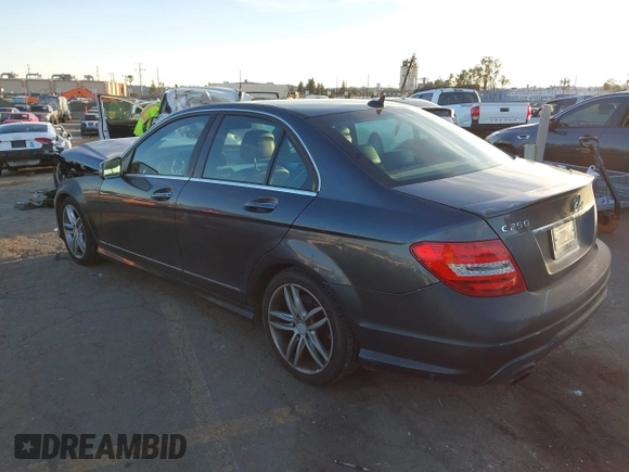 2013 Mercedes-Benz C-Class C 250 Sport with VIN WDDGF4HB8DA775968, listed as a IAAI auction lot 41646003 with 174,541 mi miles. Bid and sale history available at carsss.com. Image 3.