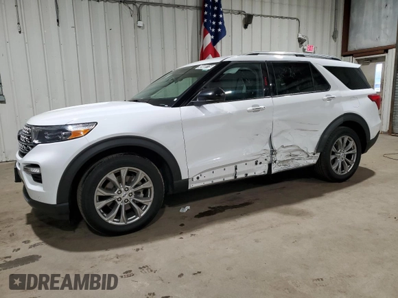 2023 Ford Explorer Limited with VIN 1FMSK7FH9PGA86088, listed as a Copart auction lot 48400115 with 51,214 mi miles and Clean Title. Bid and sale history available at carsss.com. Image 1.