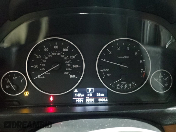 2013 BMW 3 Series 335i xDrive z VIN WBA3B9G54DNP39469, wystawiony jako Copart lot #43903795 z przebiegiem 92 003 mil mil oraz Szkoda całkowita • Salvage title. Historia ofert i sprzedaży dostępna na DreamBid. Obrazek 9.