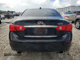 2015 Infiniti Q50 Sport with VIN JN1BV7AP2FM338924, listed as a Copart auction lot 64821585 with 104,907 mi miles and Clean title. Bid and sale history available at DreamBid. Image 6.