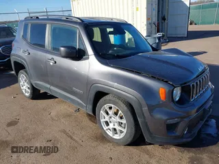 2019 Jeep Renegade Latitude z VIN ZACNJBBB7KPK63688, wystawiony jako IAAI lot #41815965 z przebiegiem 25 407 mil mil oraz . Historia ofert i sprzedaży dostępna na DreamBid. Obrazek 1.