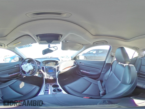 2015 Acura TLX V6 with VIN 19UUB2F39FA021135, listed as a Copart auction lot 47417085 with 104,997 mi miles and Salvage Title. Bid and sale history available at carsss.com. Image 12.