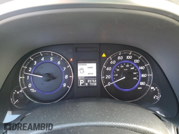 2013 Infiniti FX with VIN JN8CS1MU4DM141943, listed as a Copart auction lot 48251305 with 89,764 mi miles and Salvage title. Bid and sale history available at DreamBid. Image 9.