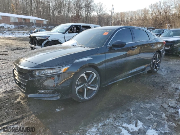 2020 Honda Accord Sedan Sport with VIN 1HGCV1F3XLA085595, listed as a Copart auction lot 86136864 with 0 mi miles and Salvage Title. Bid and sale history available at carsss.com. Image 1.